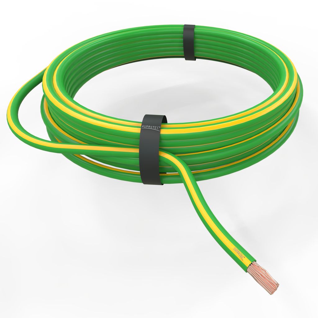 10m AUPROTEC Fahrzeugleitung 4 mm² grüngelb Kaufland.de
