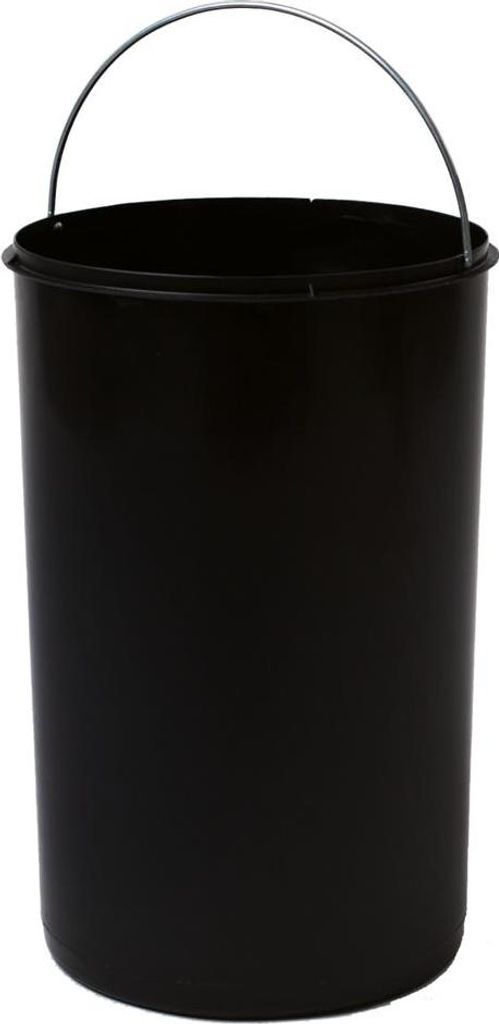 Hailo Inneneimer 1225049 schwarz 20 Liter 418 x 271 mm rund mit Henkel