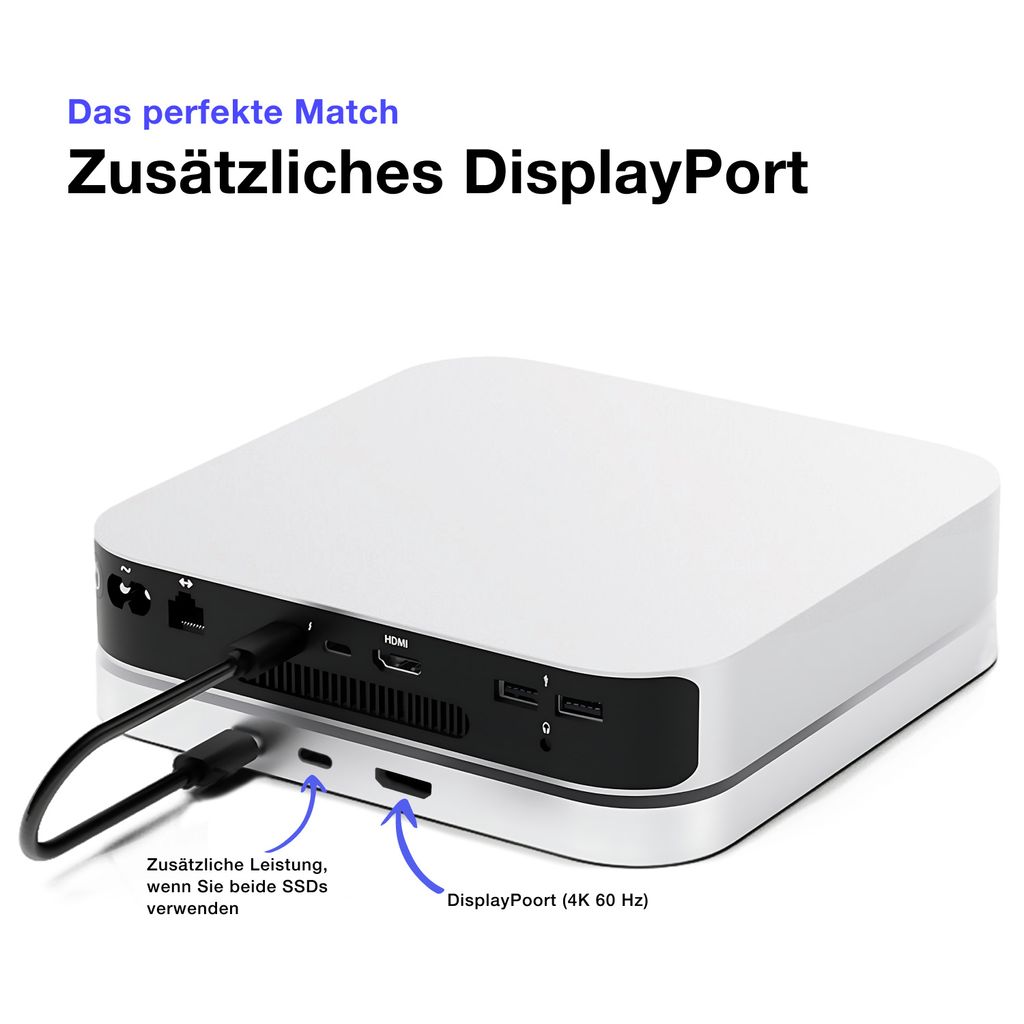 dokovací stanice iMounts Mac Mini Pro s HDMI, USB-C, USB3.0 Obrázek produktu 7
