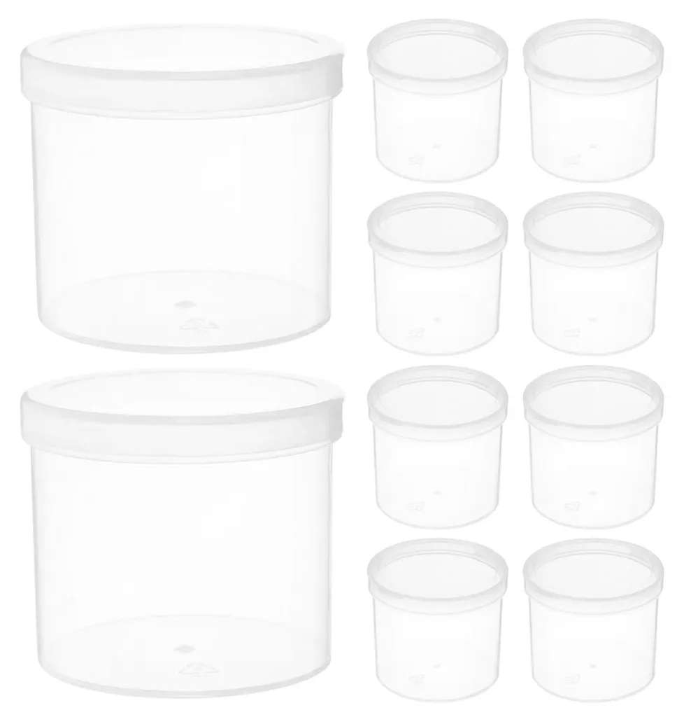 Organisateur de petits objets pour maison et atelier en plastique clair