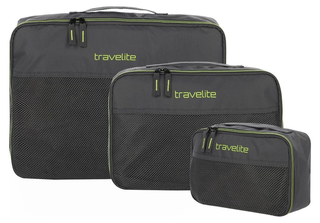 travelite Packsack Accessories Zestaw 3 kostek do pakowania Zdjęcie produktu 