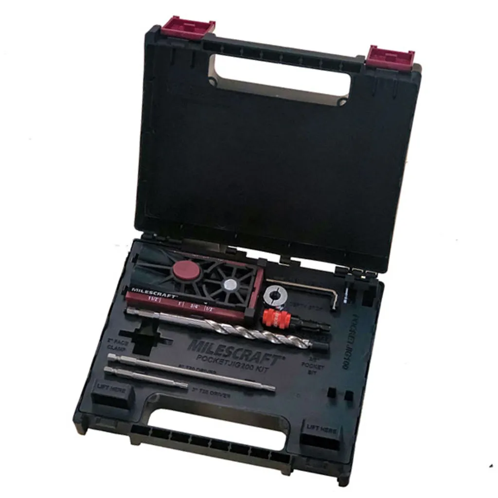 Assembler sans vis apparentes grâce au PocketJig200t SET Milescraft
