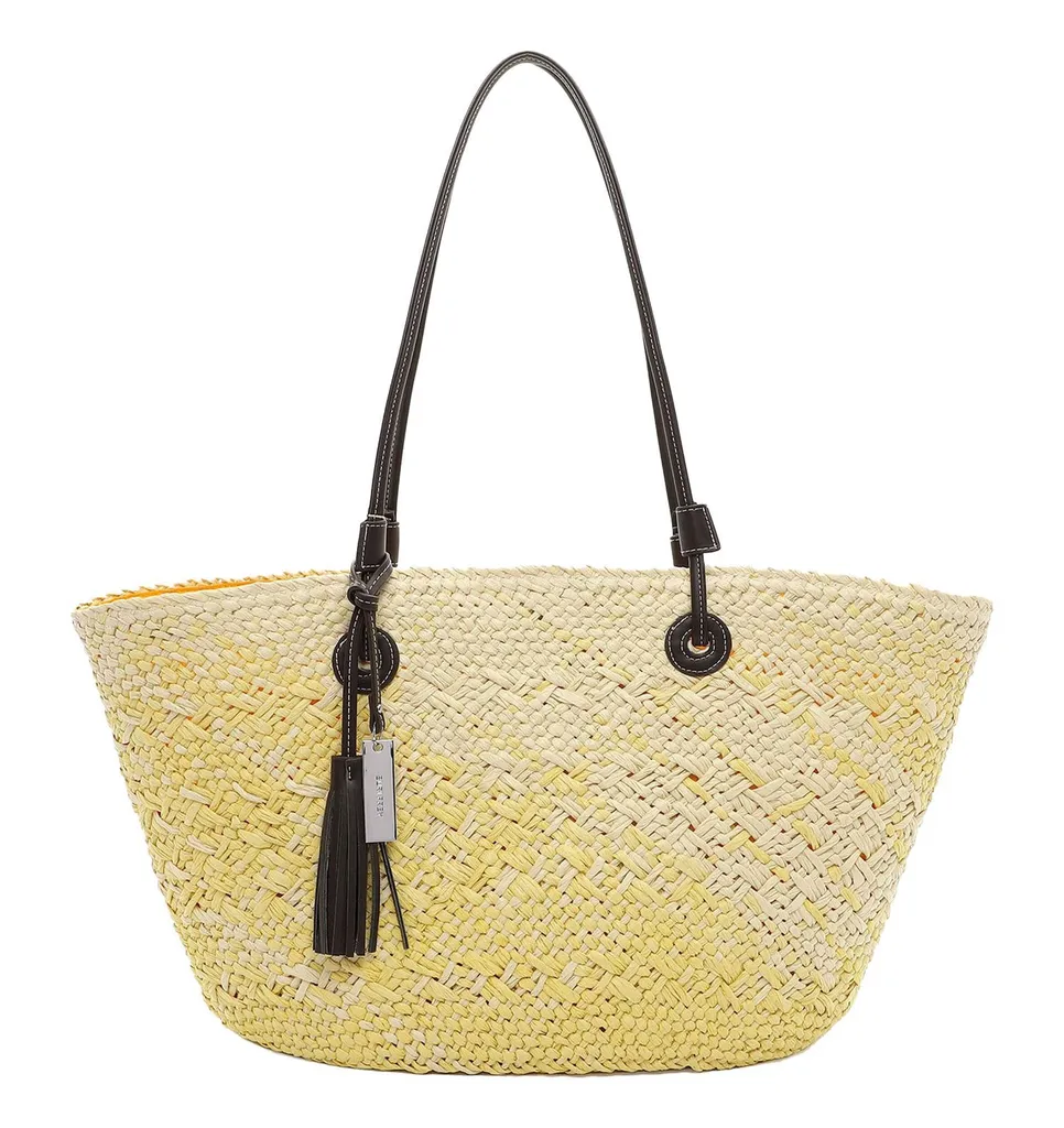 Sac Shopper SFY Sandy Jaune SURI FREY - Design souple et bicolore chic