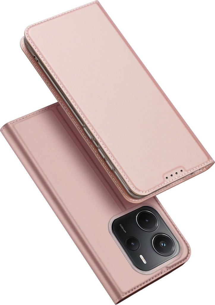 DUX DUCIS Portemonnaie Tasche SKIN PRO passend für REDMI NOTE 14 4G (163,25mm) rosa
