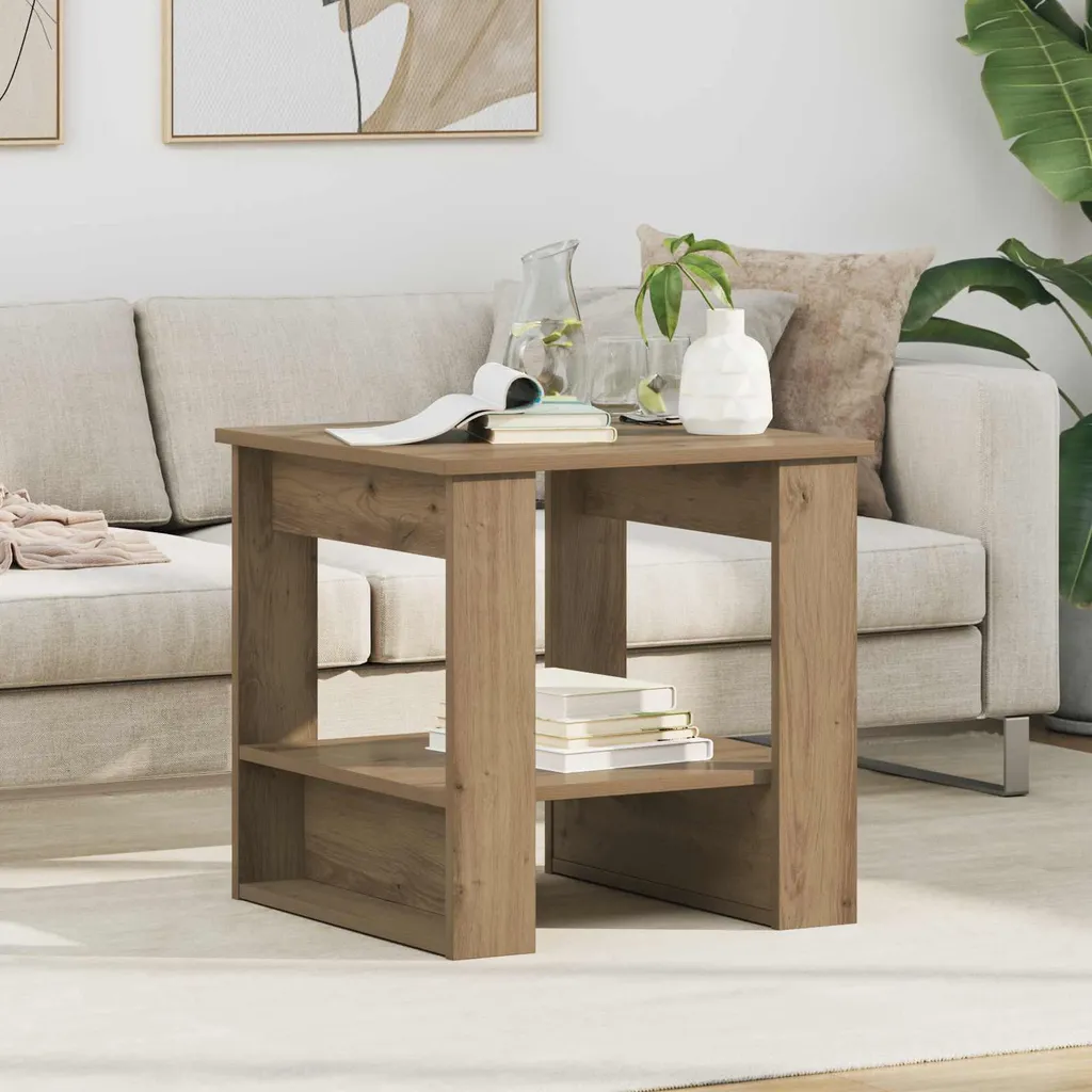 Maison Exclusive Tavolino Artisan Rovere 51x50x50 cm - Sconto Online