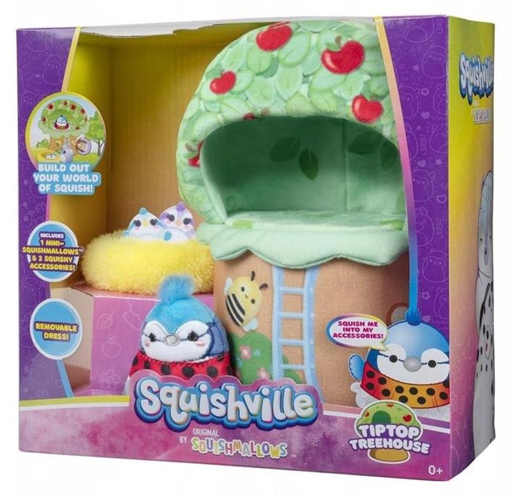Jazwares Squishville By Squishmallows Tiptop Treehouse Plüschbeschädigt