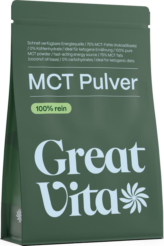 GreatVita MCT Pulver 75% ent., 400g