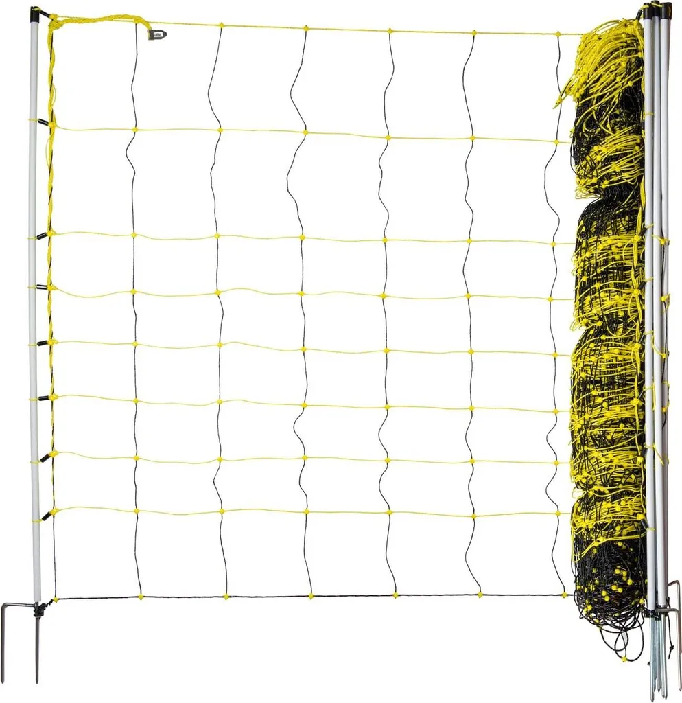 Filet mouton 105 cm double pointe Horinetz Horizont jaune et noir 50m