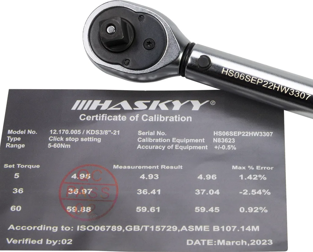 Clé dynamométrique 3/8 haute précision 0,5 Nm pour serrage moteur - 2