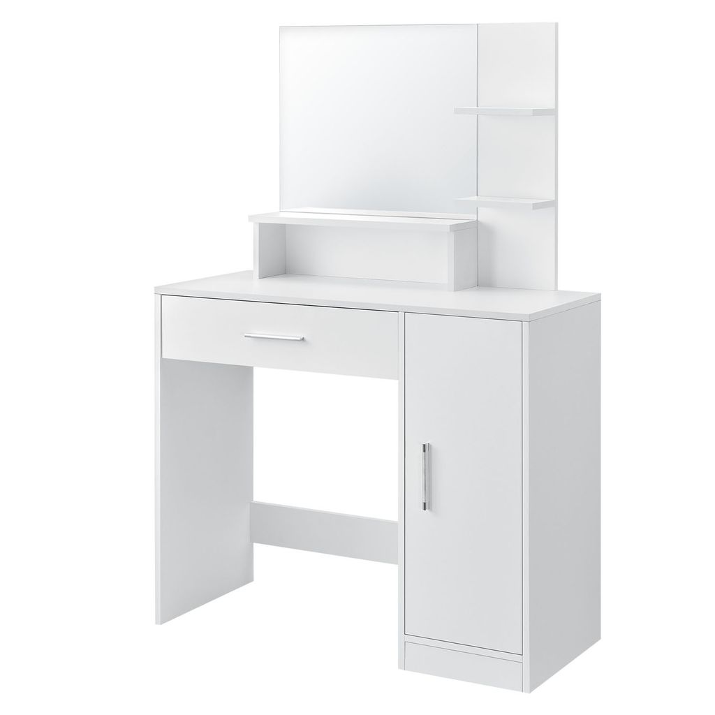 Toaletní stolek Zoey 28125, s LED osvětlením, zrcadlem, Obrázek produktu