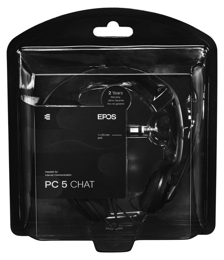 EPOS 1000445 EPOS PC 5 CHAT Headset schwarz Immagine del prodotto 