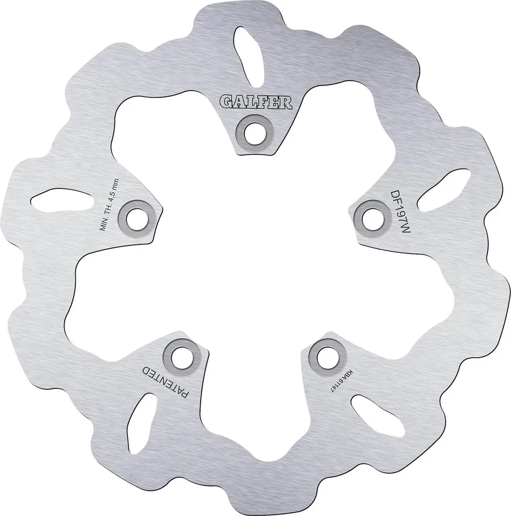Remplacer disque de frein arrière Kawasaki ZZR 1100 ZRX 1200 Galfer WAVE