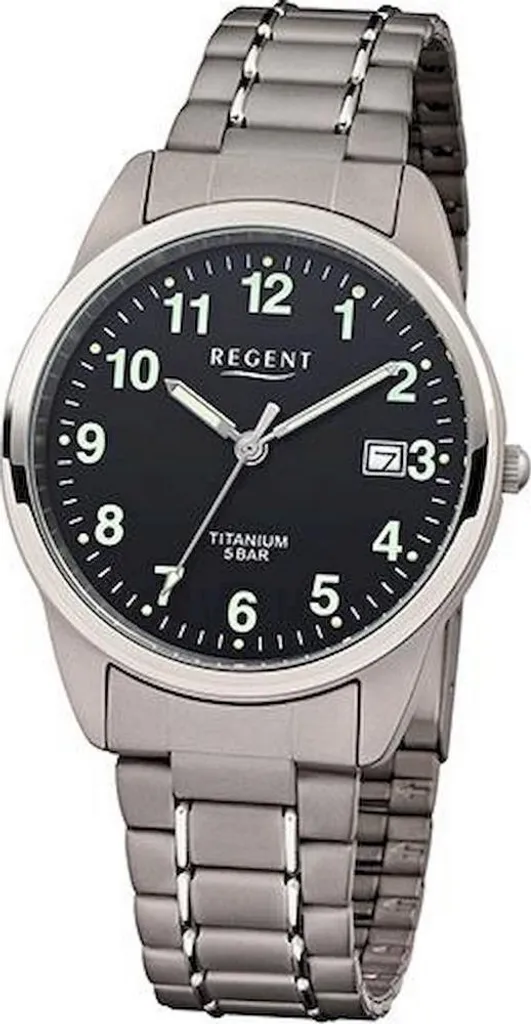 Regent F-1293 Crono | Orologio Uomo Titanio Design Minimalista 36mm