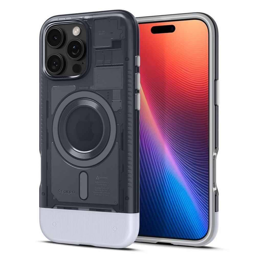 Spigen Classic C1 (MagFit), Cover, Apple, iPhone 16 Pro Max, 17,5 cm (6.9"), Graphit
