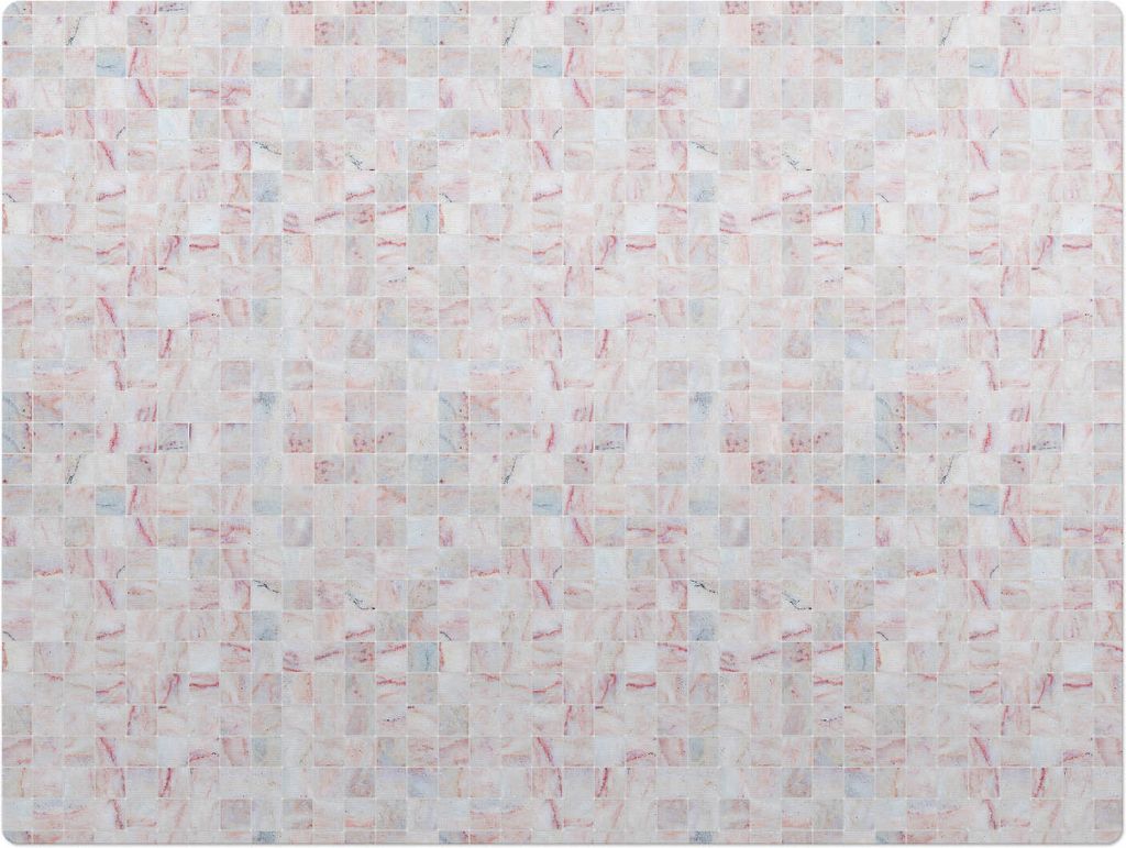 Pastellmosaik – Bodenschutzmatte – Rutschfest – Schutzmatte für Büro – Vinylmatte – Stuhlunterlage – 120 x 90 cm