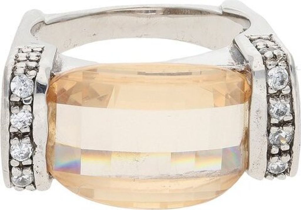 JuwelmaLux Ring 925/000 Sterling Silber mit synth Zirkonia JL30-07-2864 52