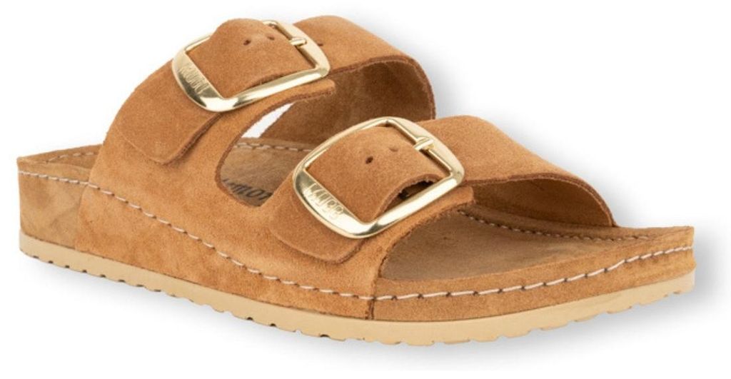Mubb, pantofole da casa da donna, modello 83320-CARAMEL, Immagine del prodotto 