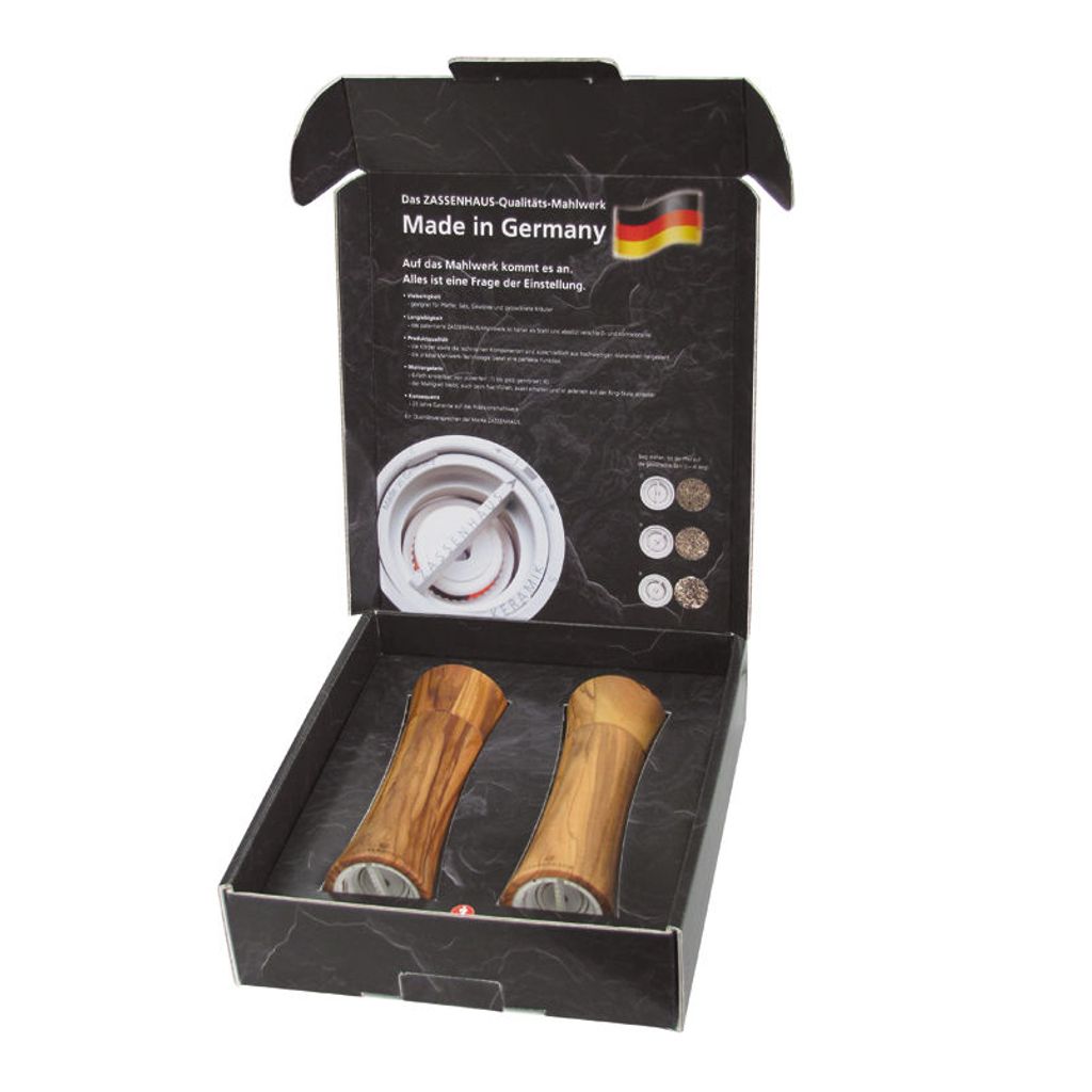 Zassenhaus Mlyn Set Olive Frankfurt Obrázok produktu 