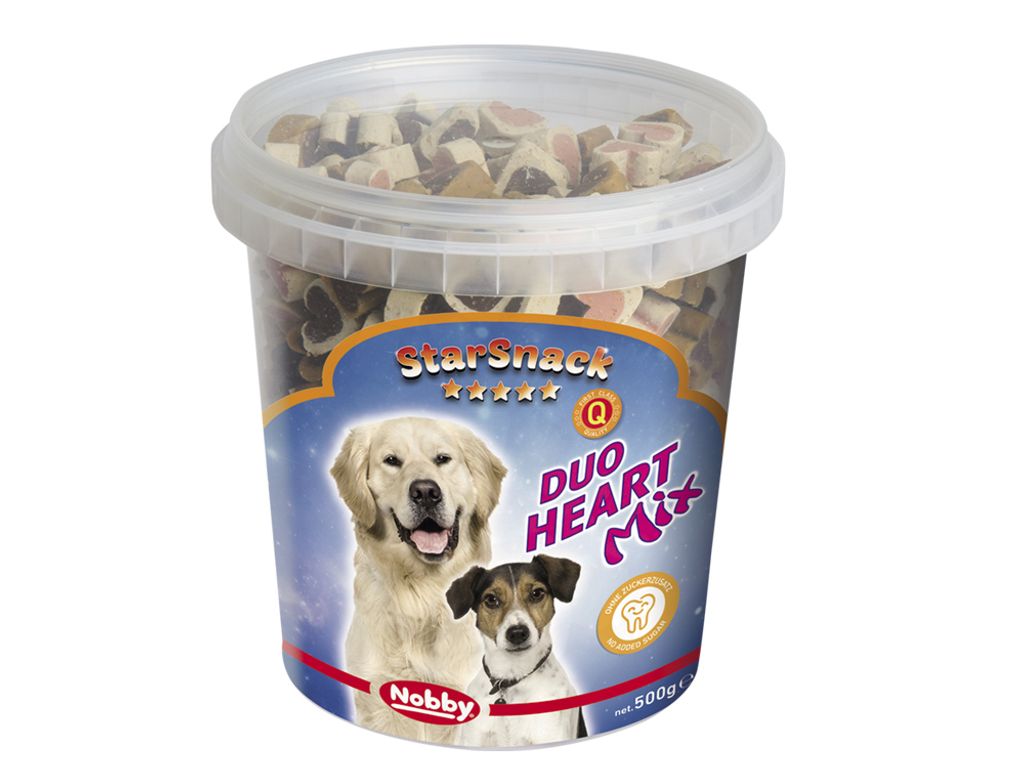 Nobby StarSnack "Duo Heart Mix" : 500g Inhalt: 500g