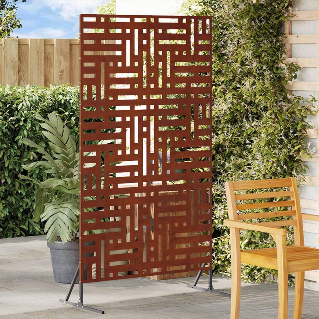 vidaXL : écran de protection, 100 x 50 x 180 cm, acier Image du produit 