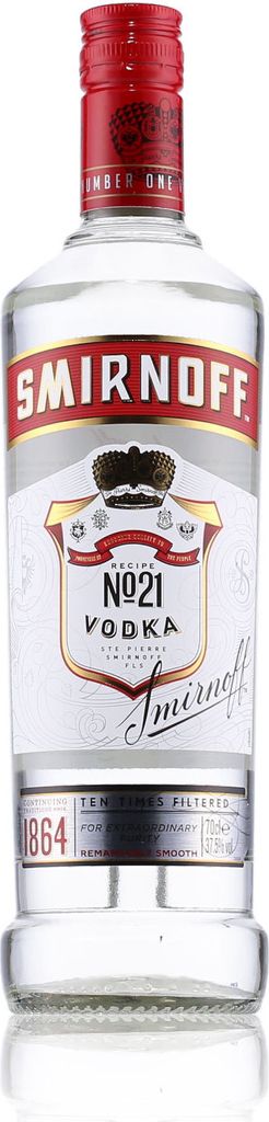 Smirnoff Red Label Vodka Triple Distilled No. 21 | 37,5 % Produktbild 5