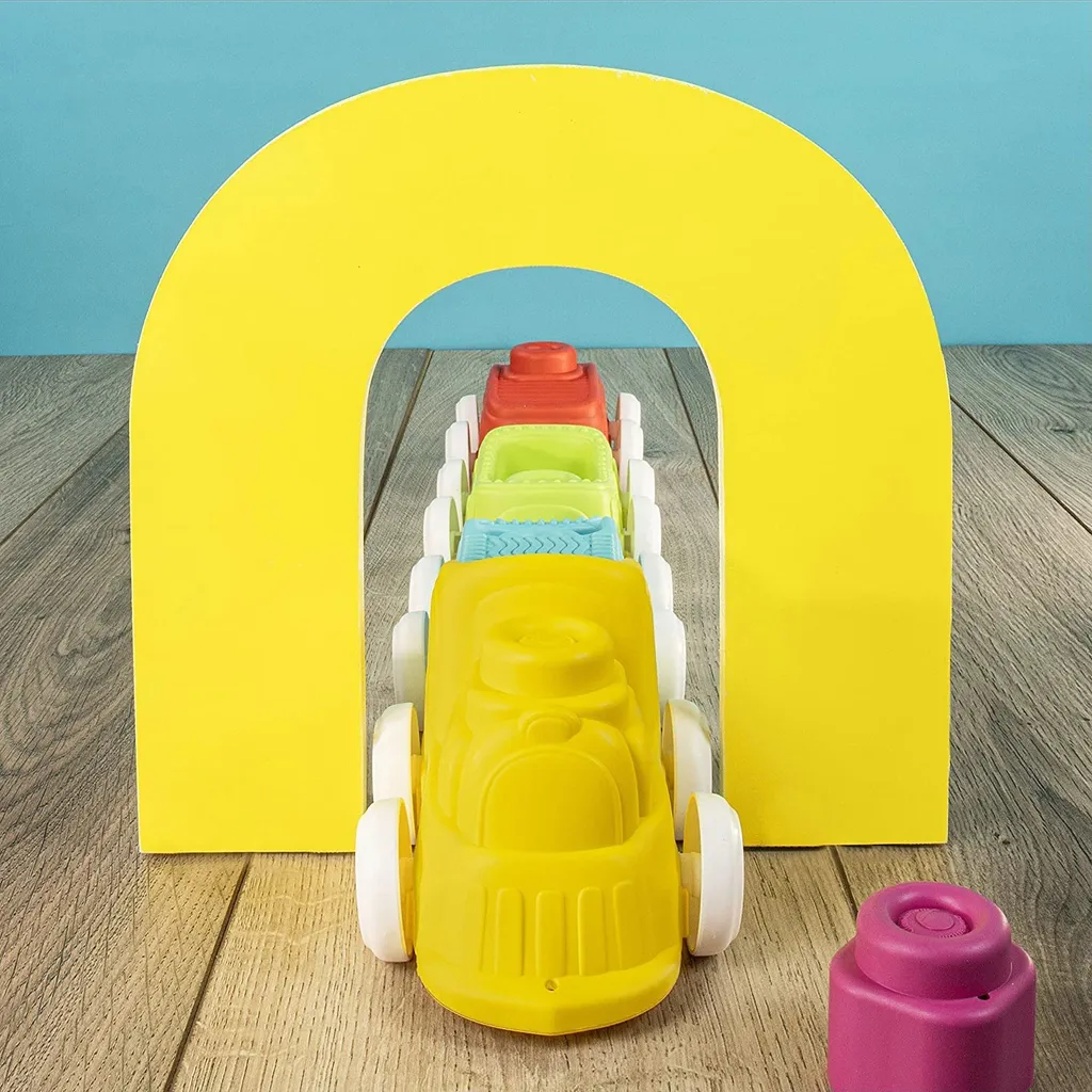 Jouet de construction train Soft Clemmy Junior 12 pièces pour bébé - 3