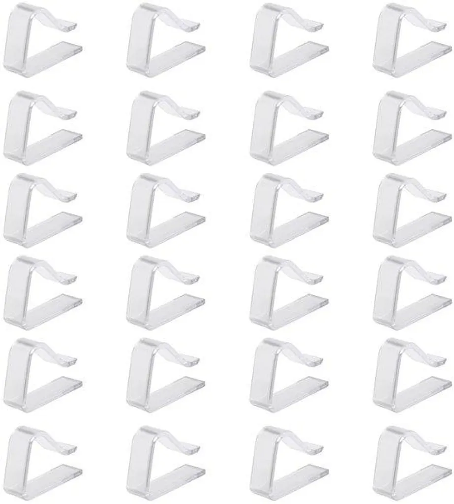 Pinces à nappe anti-vent pour fixer vos nappes de jardin lot de 24 attaches