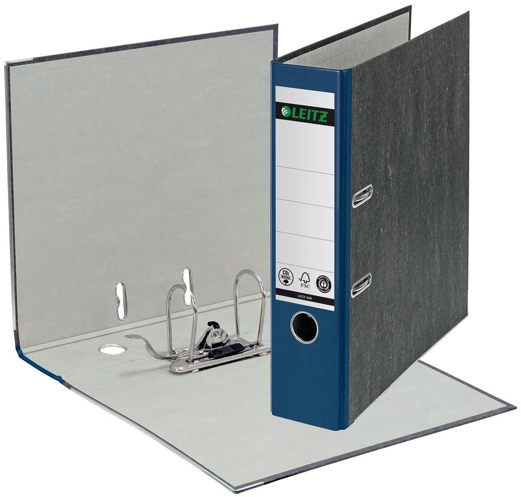 Leitz Plastic Lever Arch File A4 80mm 180°, A4, Karton, Produktbild 