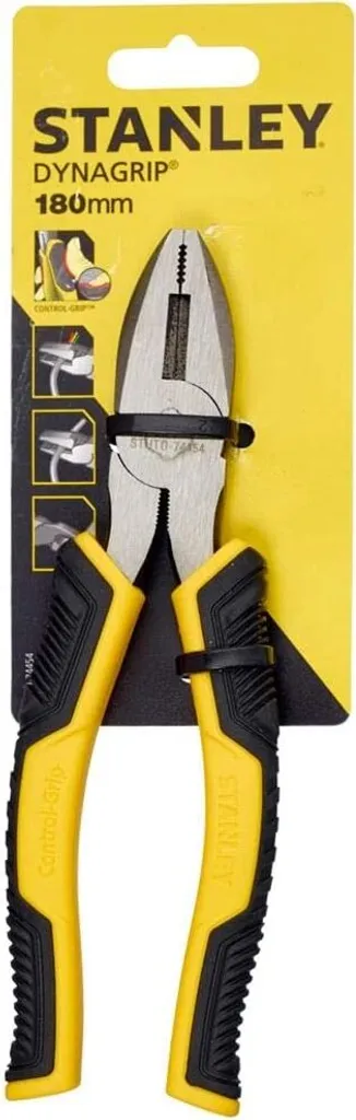 Pinze Combinate Stanley 180mm STHT0-74454 - ControlGrip Anti-Corrosione