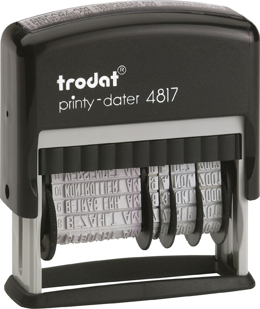 trodat Wortbandstempel Printy Dater 4817 mit Datum SB