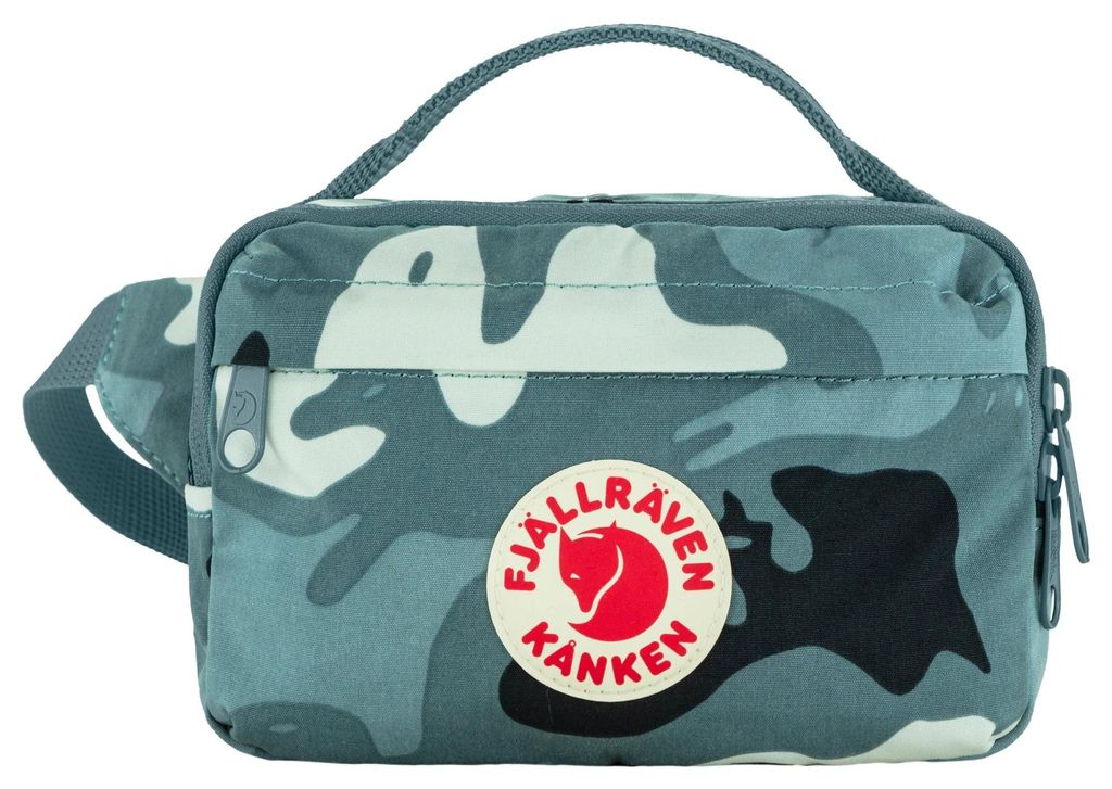 Fjällräven Kånken Graphics Hip Pack - Gürteltasche 18 cm (nimbus blue-hidden animals)