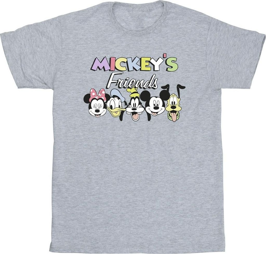 Disney - "Mickey Mouse and Friends" T-Shirt für Herren BI41692 (XL) (Grau)