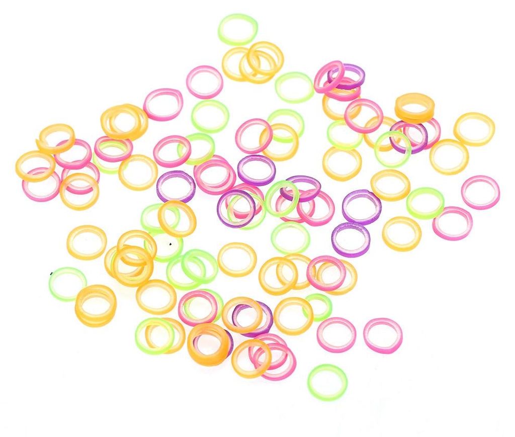 100 Stück/Set Professionelles elastisches Zahngummiband für Produktbild 