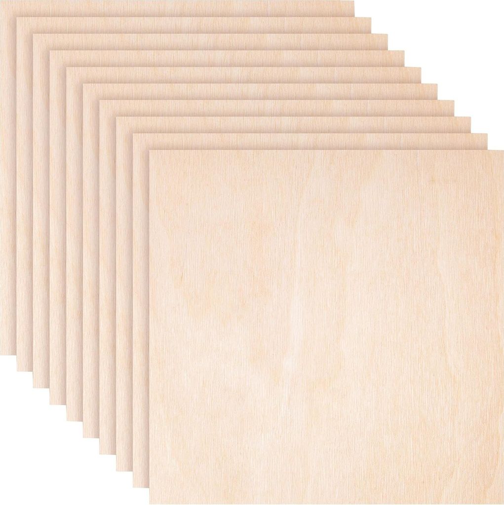 Creative Deco 20 Štvorcový preglejkový list 3 mm | 400 x Obrázok produktu 