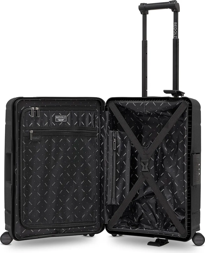 Valise week-end REDOLZ Essentials 15 Trolley noir format cabine 55cm - 4
