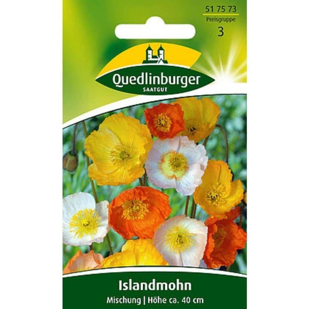 Quedlinburger Saatgut - Island-Mohn Mischung - Samen - Produktbild 