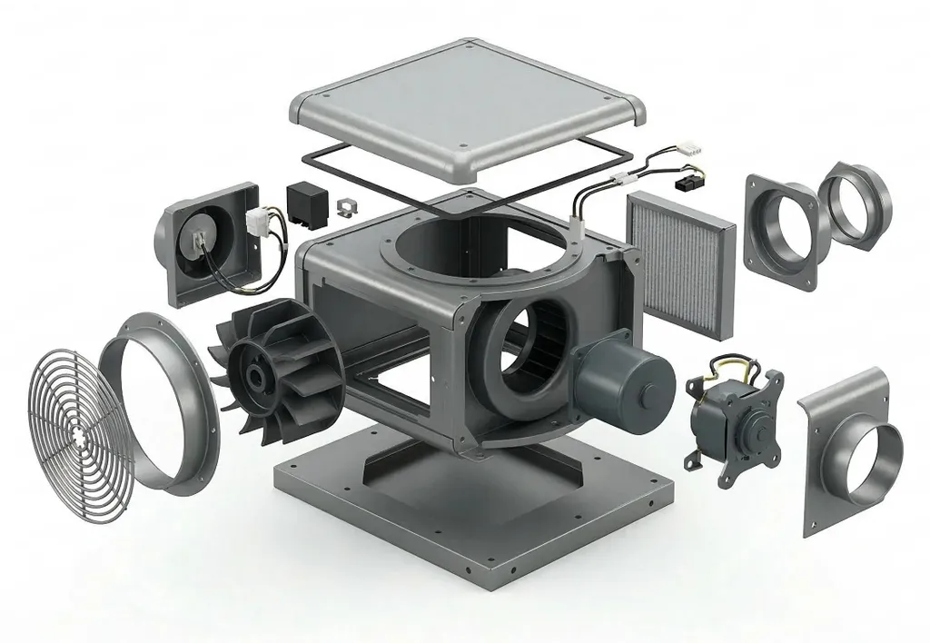 Ventilation VMC Limodor ECom 100/30 pour Salle de Bain et Cuisine