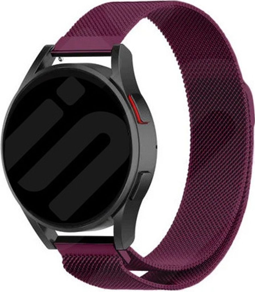 Strap-it Milanese Armband - Kompatibel mit Samsung Galaxy Watch 6 Classic Armband 43mm Edelstahl Ersatzarmband mit Magnetverschluss - Hochwertiges ...