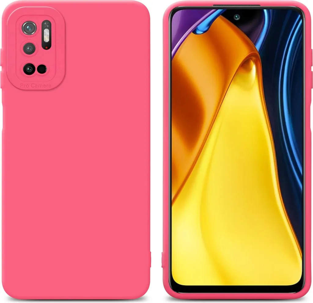 Custodia in Silicone Rosso Cadorabo per Xiaomi Poco M3 Pro 5G