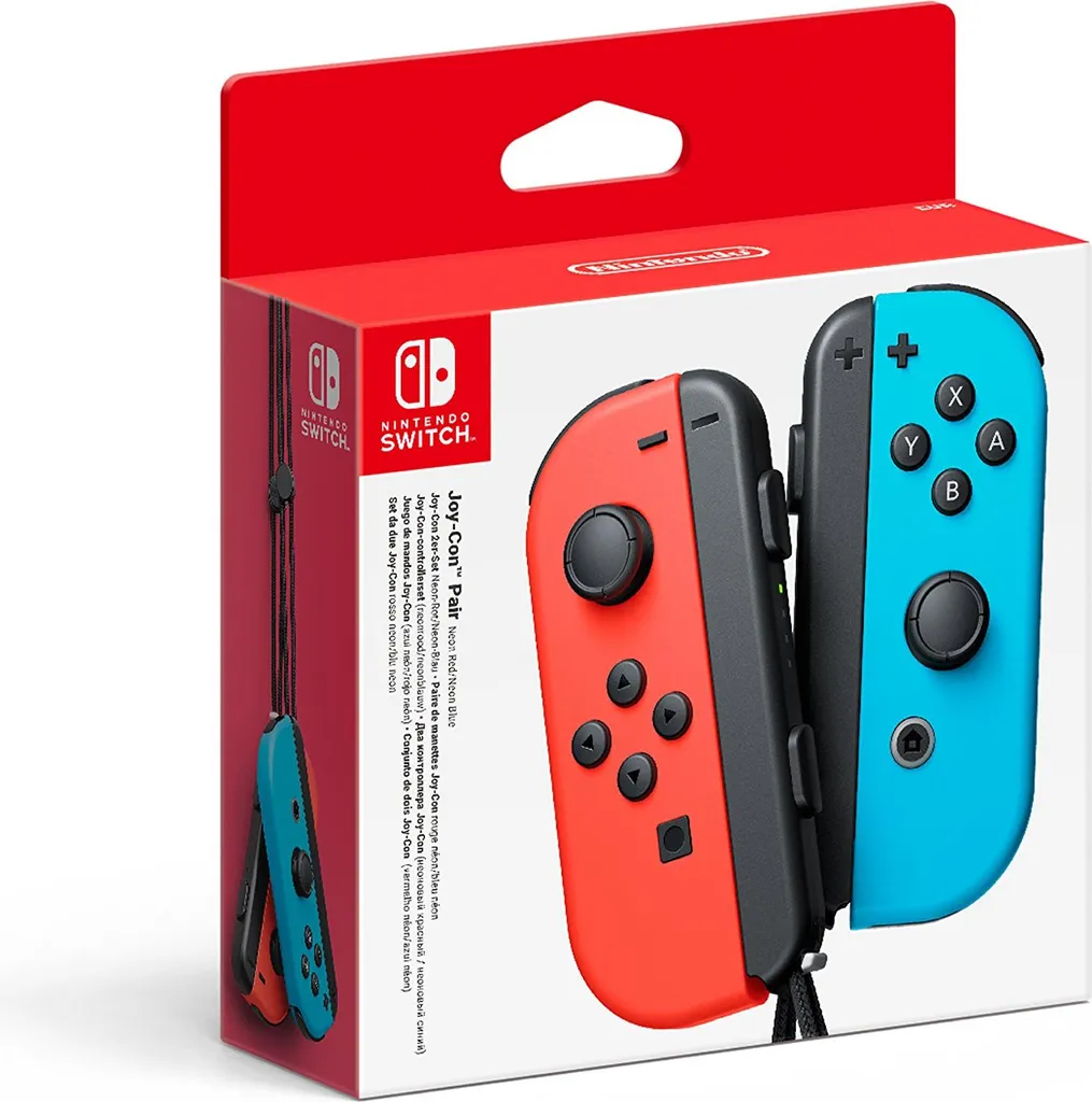 Manettes Joy-Con pour Console Nintendo Switch - Set de 2 Coloris Fluo