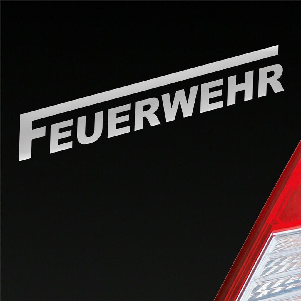 Auto Aufkleber Feuerwehr langes F Leben Retten Löschen Produktbild 