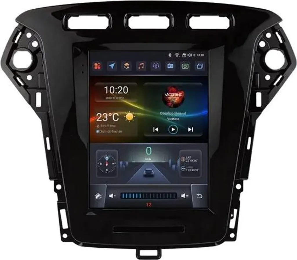 Autoradio Bluetooth CarPlay Ford Mondeo MK4 Galaxy GPS Android Auto Wifi