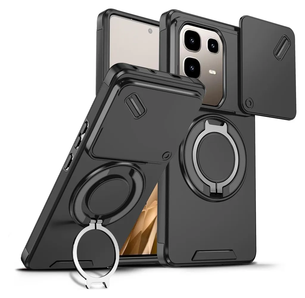 Protezione Totale Infinix Note 50 Pro+: Cover Slide Camera Nera