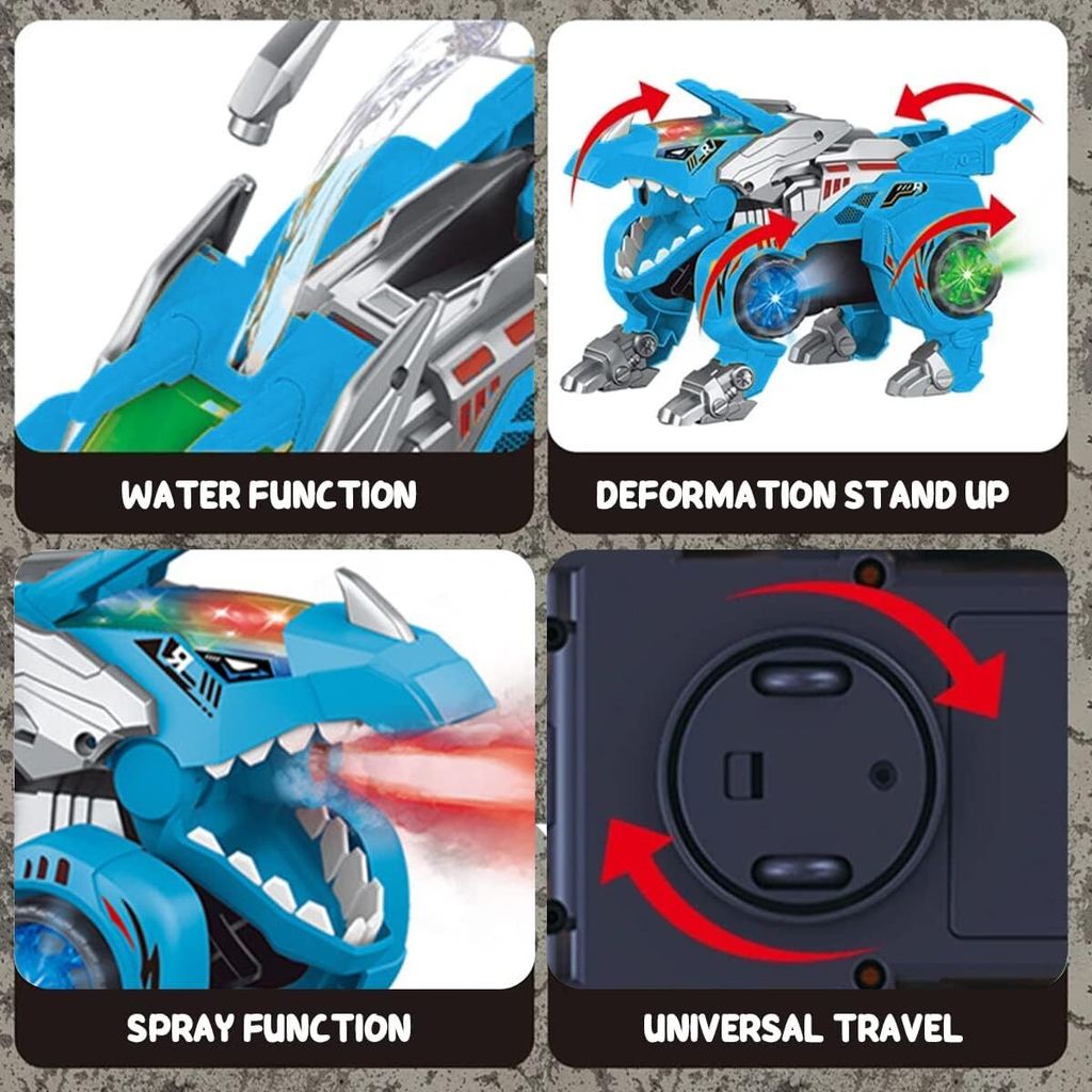 Elektrisches Dinosaurier-Auto, 2-in-1, verwandelndes Produktbild 5