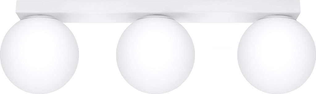 Deckenleuchte YOLI 3 weiß 3xG9 8W Stahl/Glas 14.5x12x50cm Sollux Lighting
