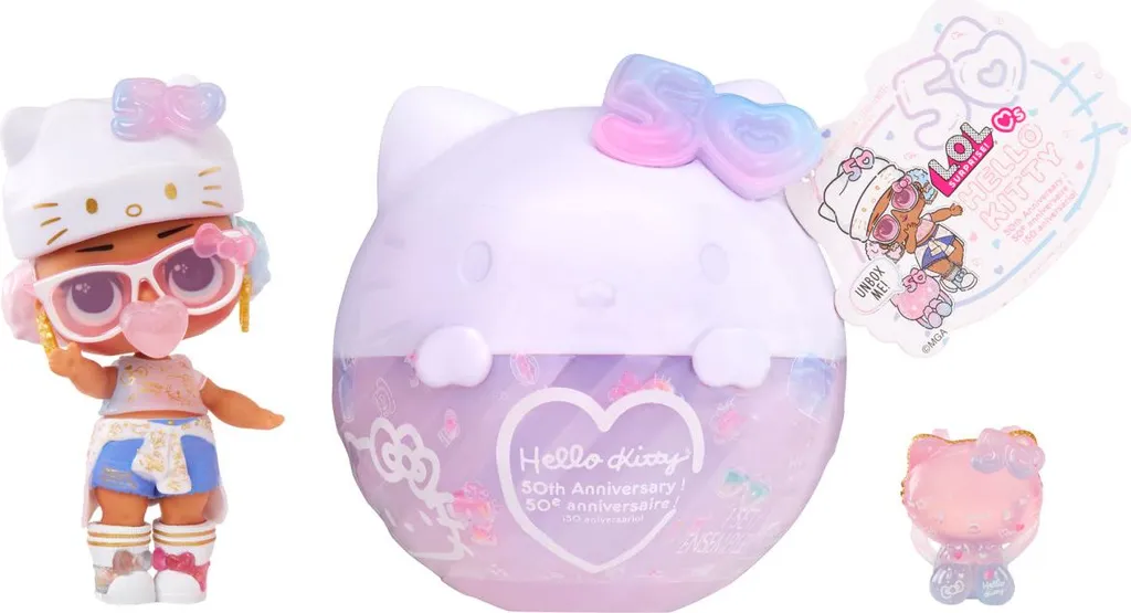 Poupée L.O.L. Surprise Loves Hello Kitty Crystal Cutie avec 7 Surprises