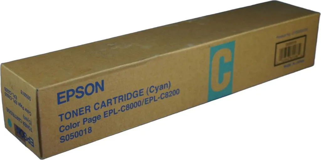 Cartouche de Toner Cyan Epson C13S050018 Haute Performance pour Laser