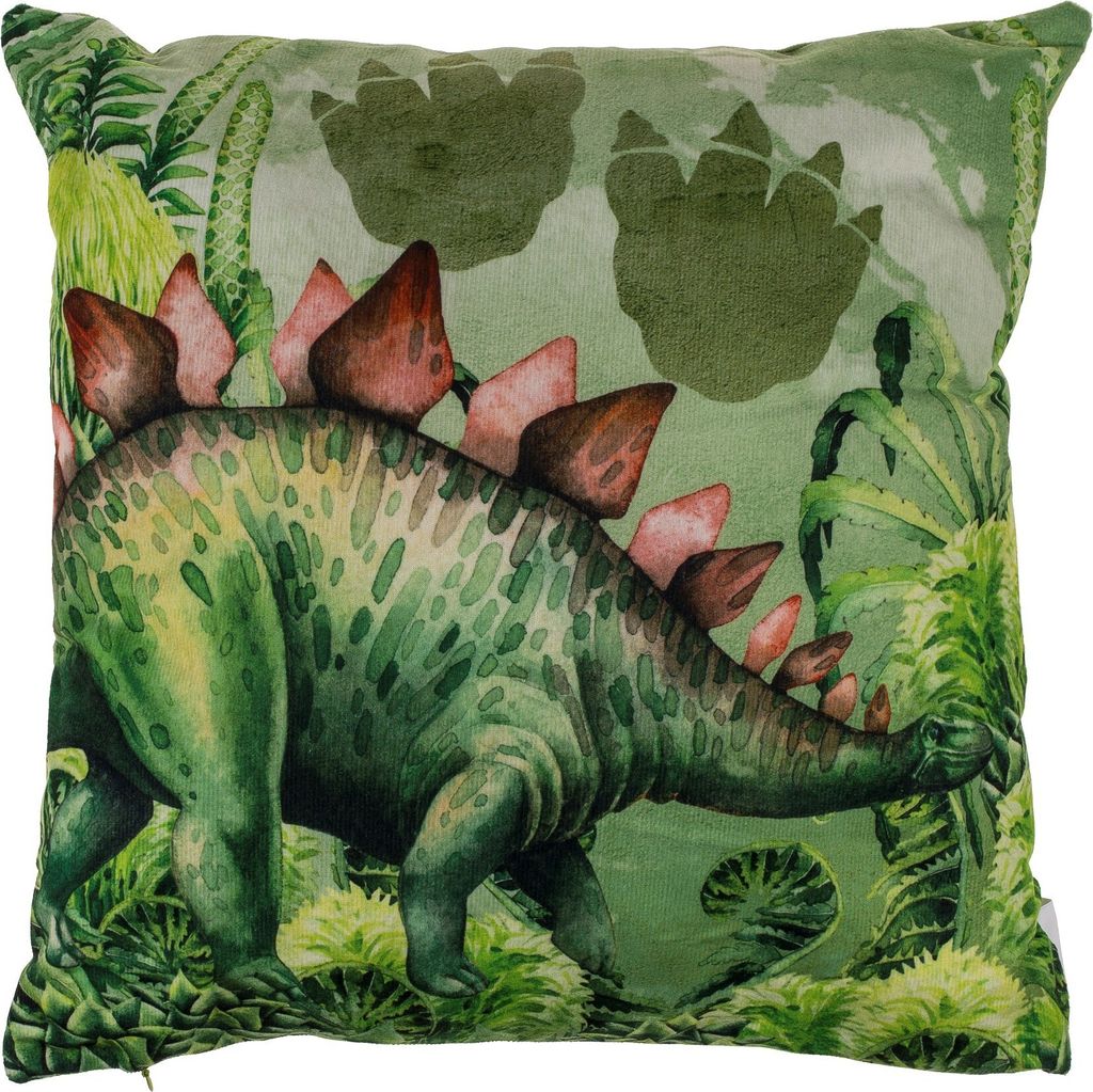 Deko-Kissen Dinosaurier 40x40cm Stegosaurus