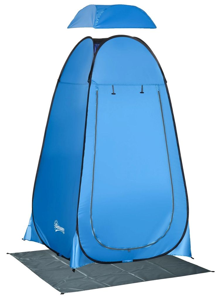 Privatsphäre Zelt, Sofort Pop-Up Design, Langlebige Materialien, Blau