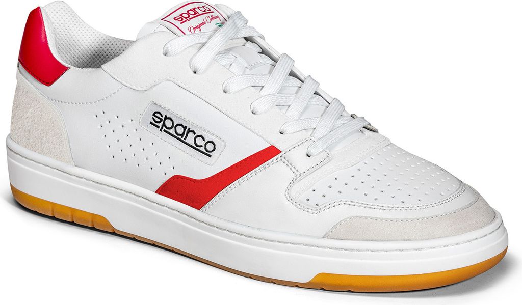 Sparco S-Urban Freizeitschuh, weiß/rot Größe 37